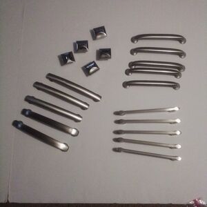 20 Piece Cabinet Pulls Knobs 5 Inch Satin Nickel